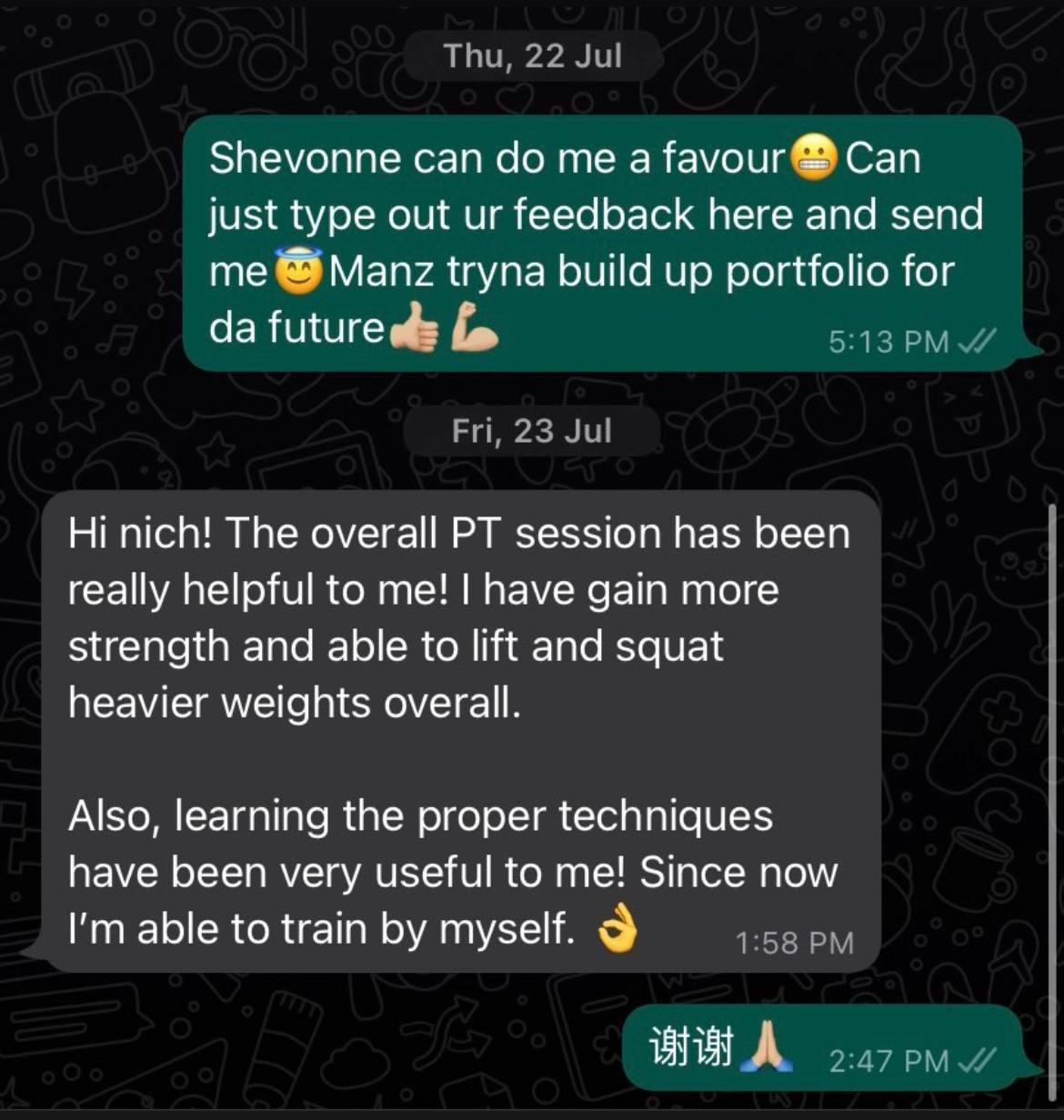 Customer review