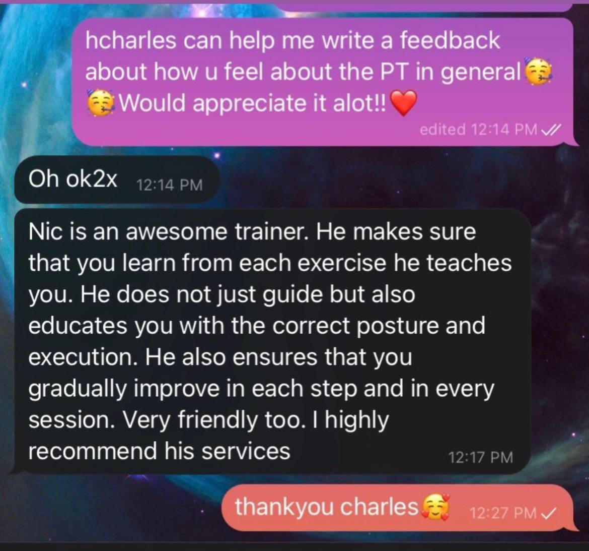 Customer review